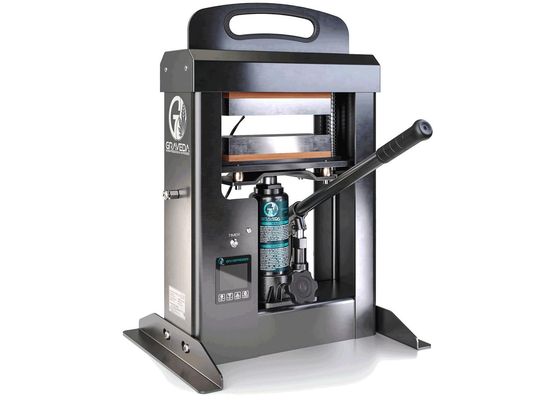 Graveda Graspresso - 20t Rosin Press mit 20 Tonnen Hydraulik Zylinder, 20x7,5cm Platten