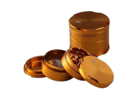 Black Leaf Grinder New Edge 4-tlg. 50mm golden