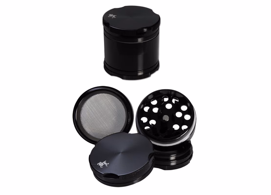 Black Leaf Grinder New Edge 4-tlg. 40mm schwarz