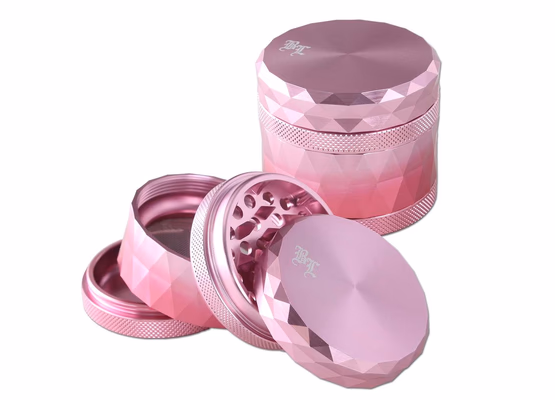 Black Leaf Alu Grinder 4-tlg. 60mm rot/pink