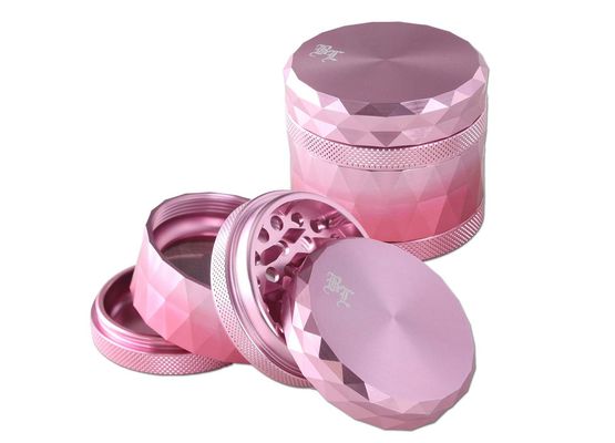 Black Leaf Alu Grinder 4-tlg. 60mm rot & pink