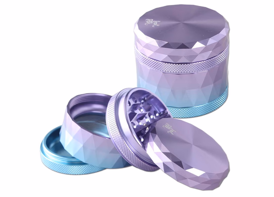 Black Leaf Alu Grinder 4-tlg. 60mm blau/lila