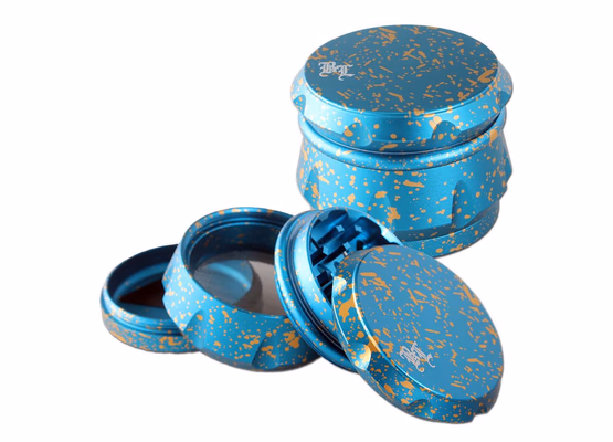 Black Leaf Alu Grinder 4-tlg. 60mm türkis