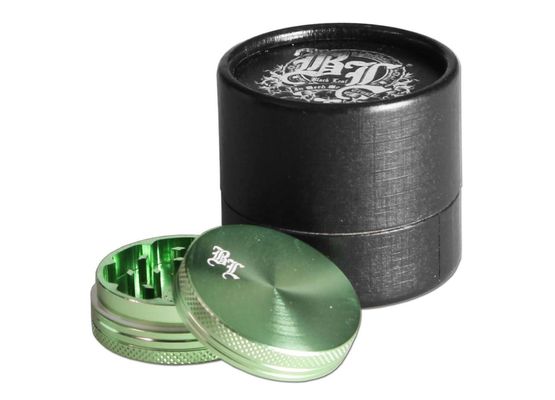 Black Leaf Alu-Grinder 2-tlg. anodisiert 40mm grün
