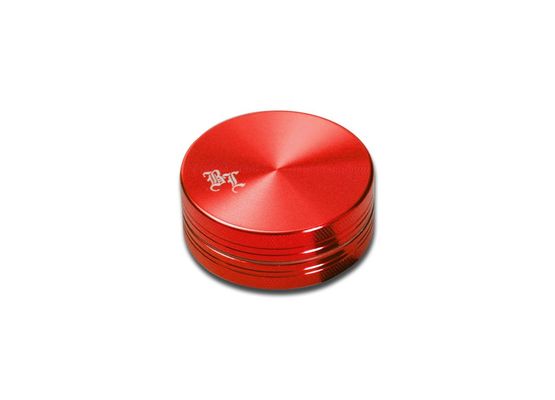 Black Leaf Alu-Grinder 2-tlg. anodisiert 40mm rot