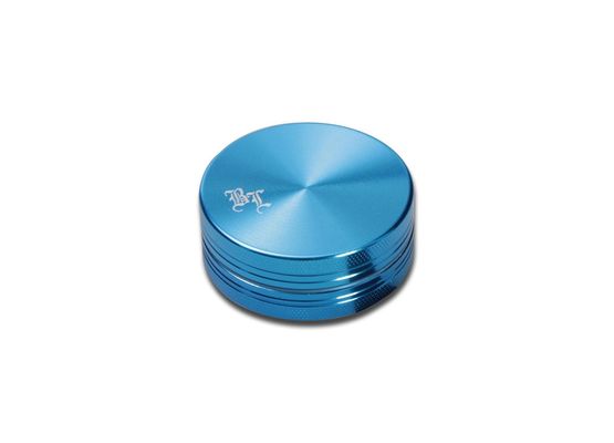 Black Leaf Alu-Grinder 2-tlg. anodisiert 40mm hellblau