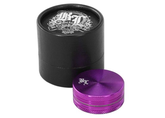 Black Leaf Alu-Grinder 2-tlg. anodisiert 40mm violett