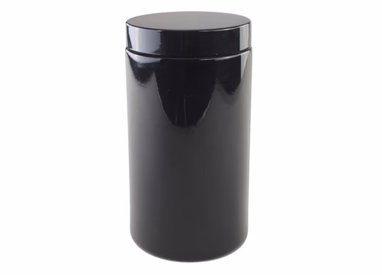 Weithalsdosen aus Violettglas 1000ml