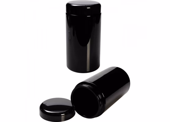 Weithalsdosen aus Violettglas 500ml