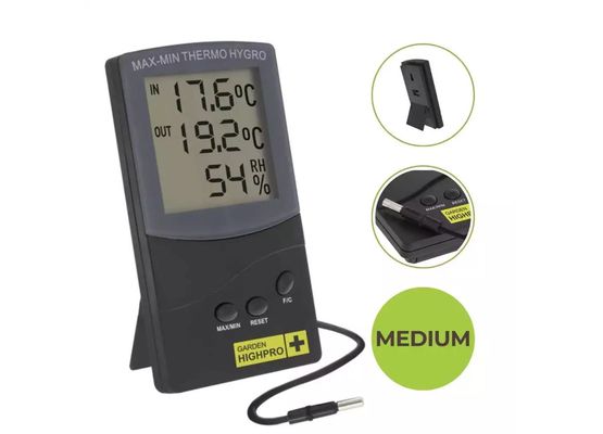 Thermo-Hygrometer | digital Medium | 2 Messpunkte | Garden Highpro