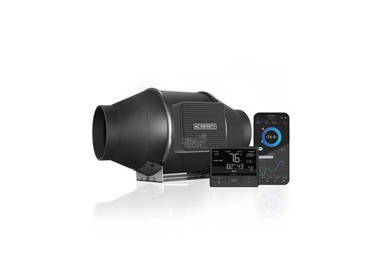 AC Infinity CLOUDLINE Pro T4 100 mm mit Temperatur- und Feuchtigkeitssteuerung