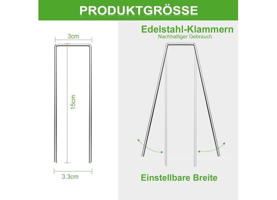 Erdhaken Edelstahl LST 