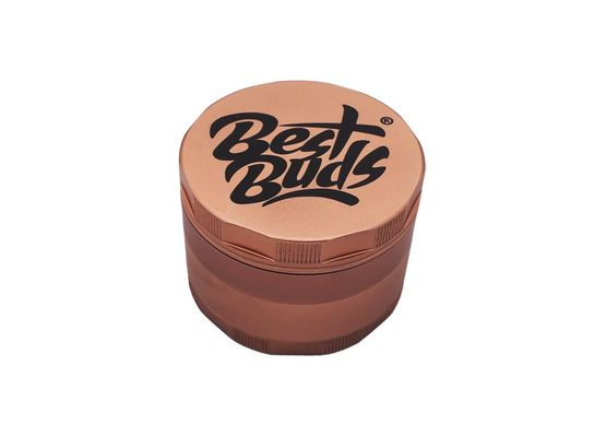 Best Buds Mighty Aluminium Grinder Rose Gold 4 Parts 60mm