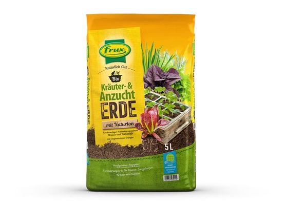 Frux Bio Kräuter- & Anzuchterde 10L (mit Tragegriff)