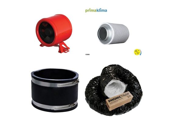Rhino Ultra EC-Lüfter + Prima Klima Filter  + Zubehör