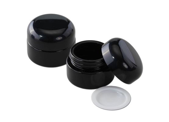 Weithalsdose Violettglas 15ml  Ø 47mm H 37mm