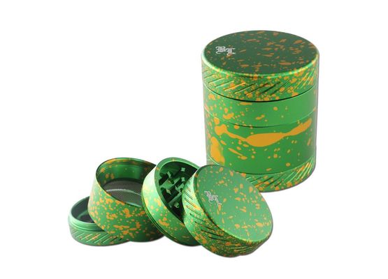 Black Leaf Alu Grinder 4-tlg. grün; Ø 50/44mm H 56mm
