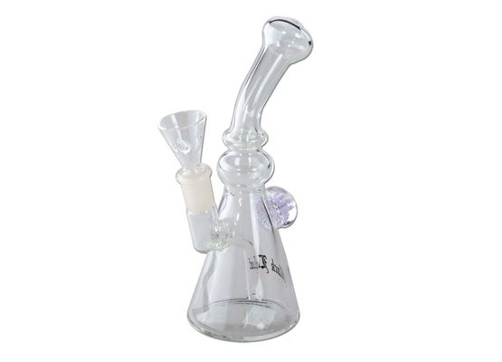 Black Leaf Ölbong mit Banger lila; H 180mm Ø 67/17mm NS 14