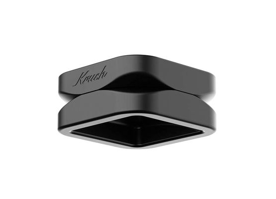 Krush Kube 2.0 XL Aluminium Grinder 2 Parts - 75mm - Black