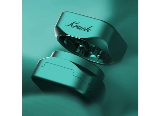 Krush Kube 3.0 Emerald Green Aluminium Grinder 3 Parts - 50mm
