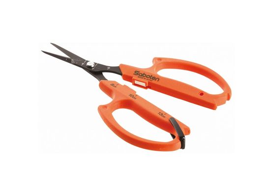 Saboten PT-15 Ernteschere 16 cm gerade federlos orange