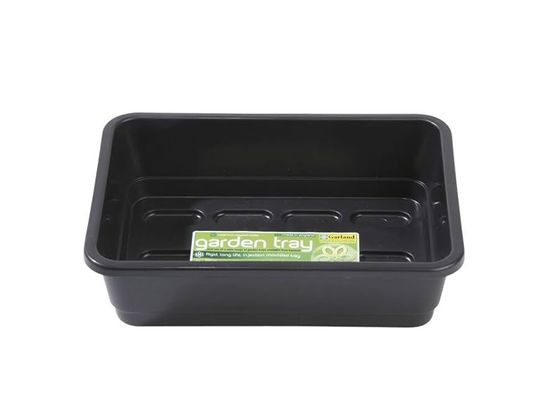 Garland Zimmergewächshaus-Boden, klein, schwarz, ungelocht, 23x17x6cm