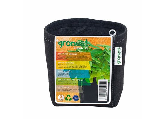 Gronest Stofftopf 2 Liter Maße: 12 x 12 x 14 cm