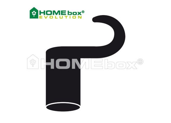 HOMEbox Plastikhaken lang 4 Stk. für 22mm Poles