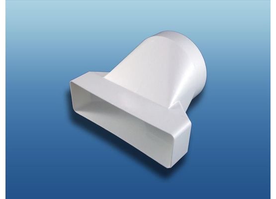 Übergangsstück Ø125mm auf 208x64mm
