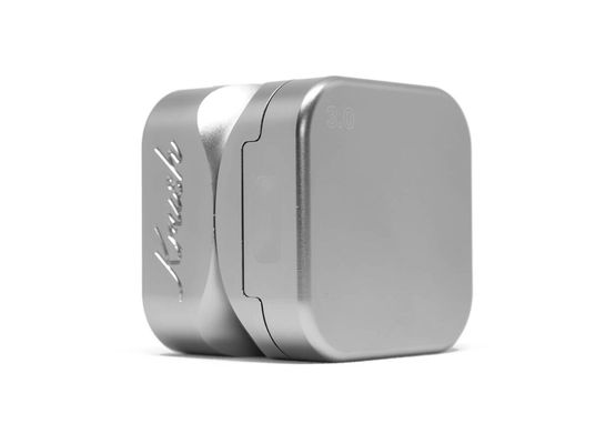 Krush Kube 3.0 Steel Grey Aluminium Grinder 3-teilig – 55mm