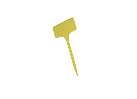 Kunststoff-Stecketiketten mit Schild, L = 15 cm, gelb, 1 Stück