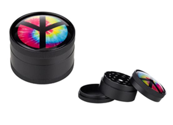 Grinder Dreamliner "Peace" bunt Metall, 3-tlg., Ø 50 mm