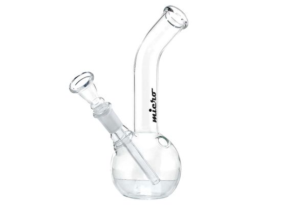 Bouncer Micro Glass Bong-H:18cm-Ø:22mm-Socket:14.5mm-