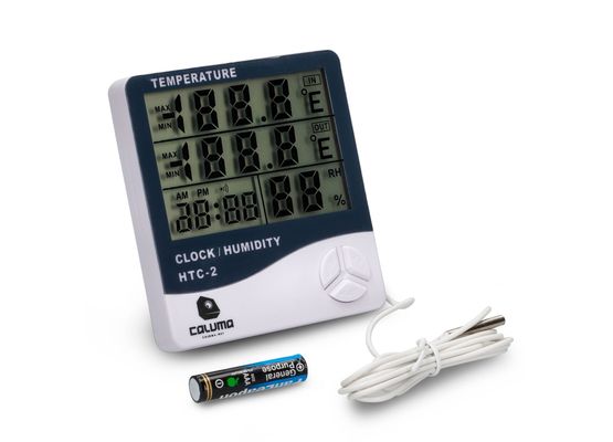 Thermo-Hygrometer mit Uhr und Sonde