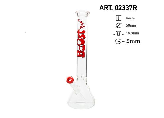 Boost Beaker Glass Bong -H:44cm- Ø:50mm- Socket:18.8mm- WT:5mm (circa)