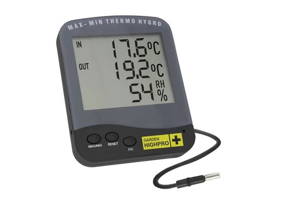 GHP Hygrothermo Premium m. ext. Messfühler, großes Display