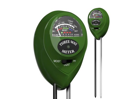 Airontek pH meter, hygrometer, light meter 3in1 moist light ph