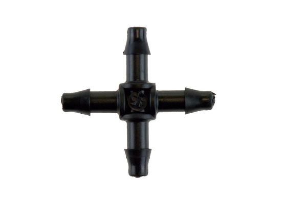 Kreuzsteckverbinder für Mikroschlauch 4 x 6 mm
