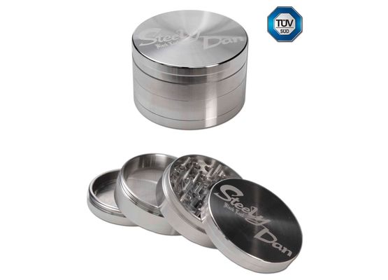 Black Leaf' 'Steely Dan' Edelstahl-Grinder 4-tlg.