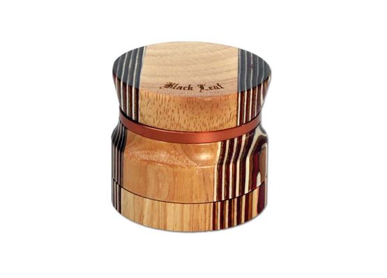 Black Leaf Alu-/Holzgrinder 4-tlg. beige