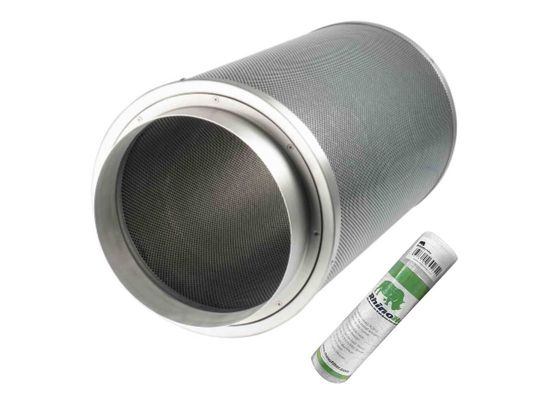 Aktivkohlefilter 250mm x 600mm | Rhino Hobby 1100 | 250mm Flansch | 1000 - 1200m³/h