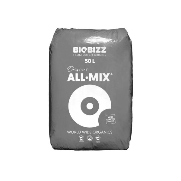 BioBizz Allmix Erde vorgedüngt 50 Liter