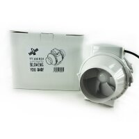 Taifun 2 Speed Inline Ventilator 145/187 m²/h 100mm...