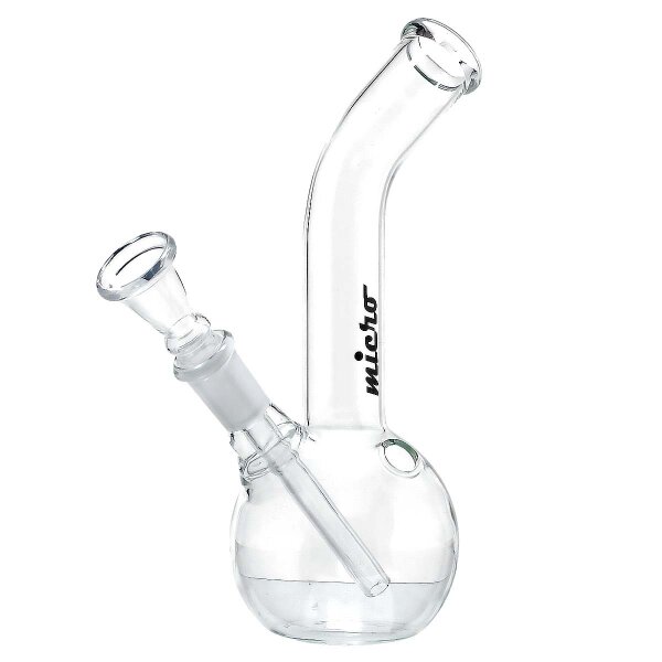 Bouncer Micro Glass Bong-H:18cm-Ø:22mm-Socket:14.5mm-