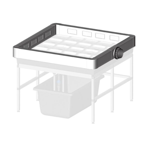 growAIRSTREAM circulation 1.0 (inkl. growAIR-Flange 100) (98 x 98 x 10 cm)