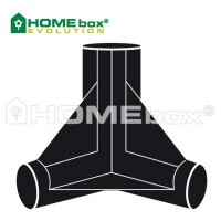 Homebox Spare Parts 3 Wege Verbinder 16mm eine Box a 8...