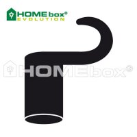 HOMEbox Plastikhaken lang 4 Stk. für 22mm Poles