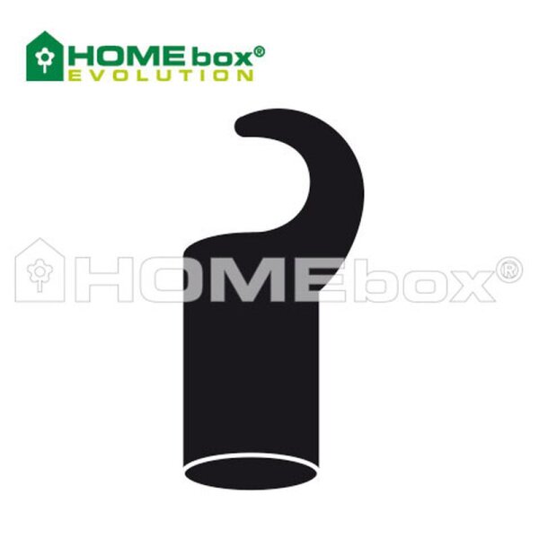 HOMEbox Plastikhaken kurz 4 Stk. für 22mm Poles