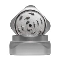 Krush Kube 2.0 Stone Grey Aluminium Grinder 2-teilig – 55mm