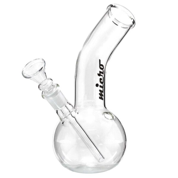 Micro | Glass Bong - H:18cm- Ø:36mm Socket:14.5mm